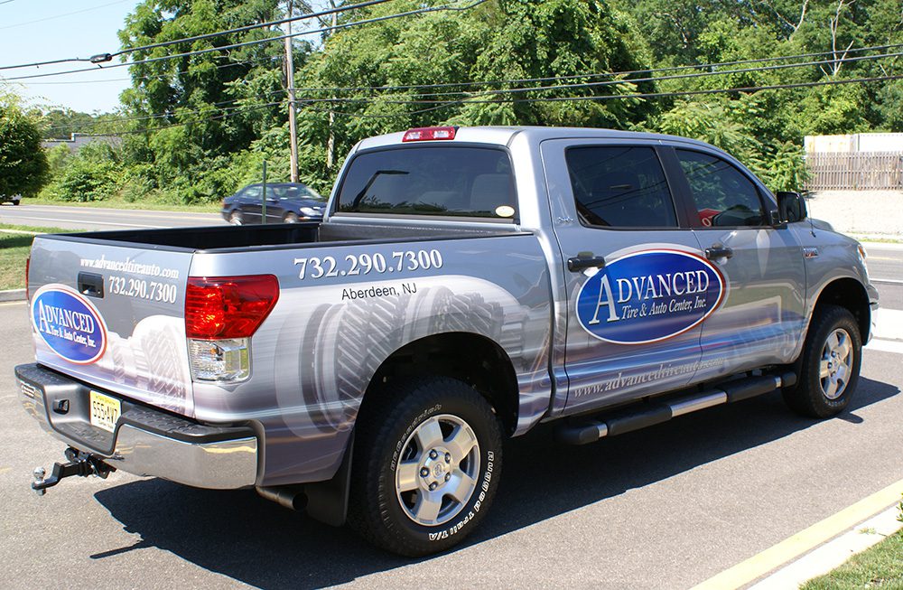 Pickup truck wrap NJ